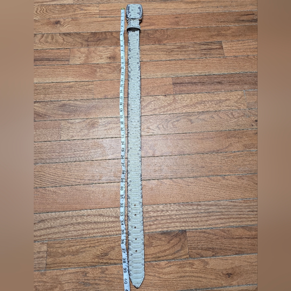Genuine Python Leather Hand Made Belt